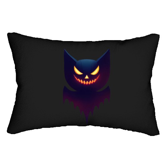 Bat Pumpkin Halloween Lumbar Pillows