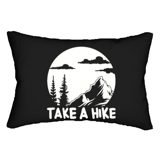 Hiking Go Mountaineering Hiking Tour Hiking Day Lumbar Pillows