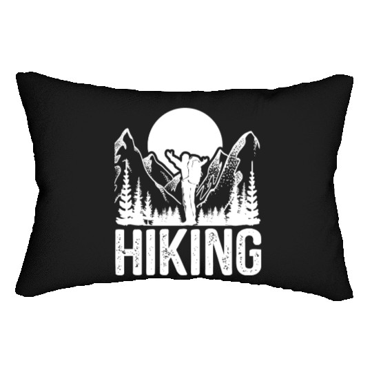 Hiking Go Mountaineering Hiking Tour Hiking Day Lumbar Pillows