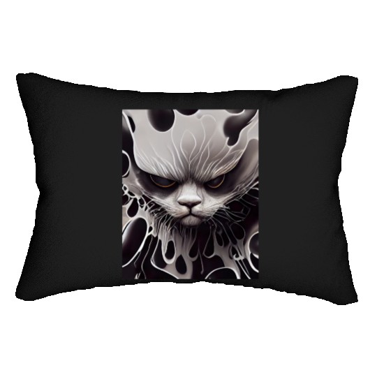 Angry Cat Lumbar Pillows