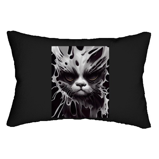 Angry Cat Lumbar Pillows