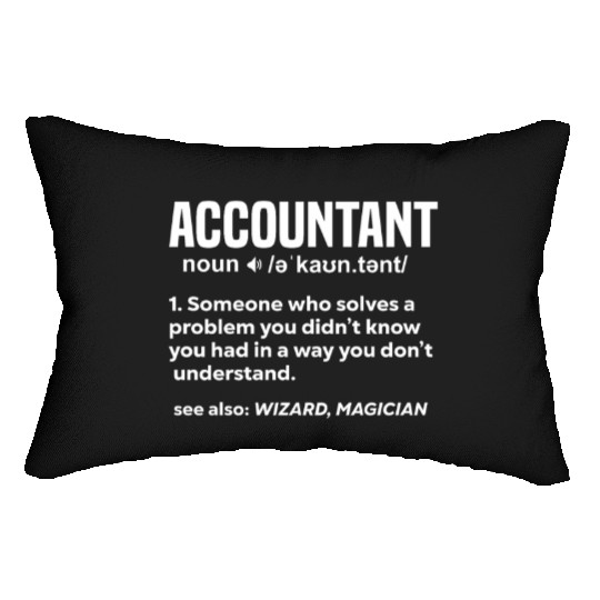 Accountant Definition Accounting Bookkeeper Job Lumbar Pillows