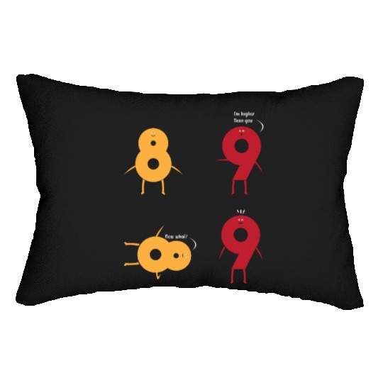 Engineering Infinity Number Eight Funny Math Pun Lumbar Pillows