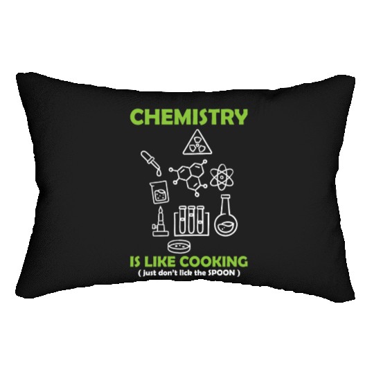 Funny Science Teacher Chemistry Is Like Cooking Lumbar Pillows