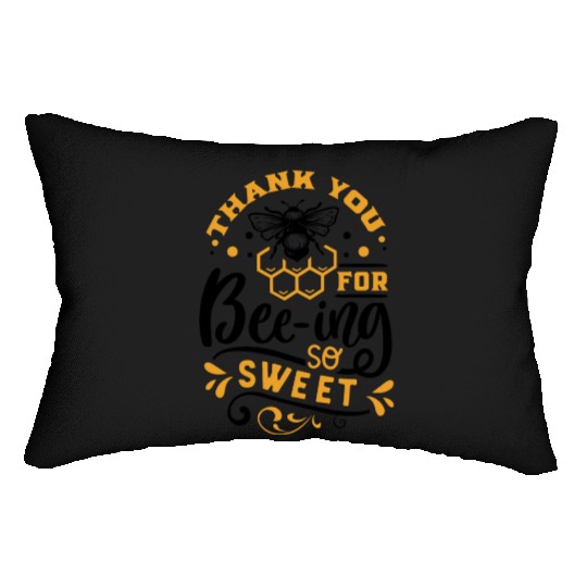 Thank you for Beeing so Sweet Lumbar Pillows