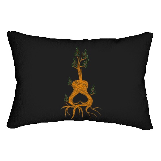 Acoustic Guitar Tree Life Guitar Player Nature Lumbar Pillows