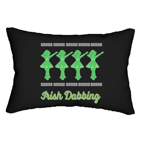 Funny Irish Dabbing Feis Irish Dance Best Gift T S Lumbar Pillows