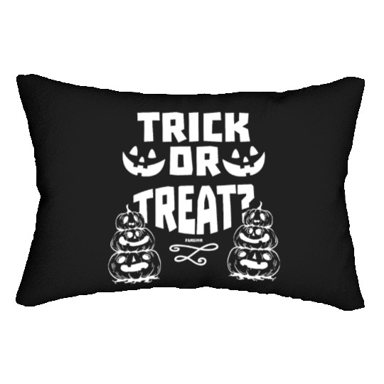 Halloween Party Trick Or Treat Jack O Lantern Lumbar Pillows