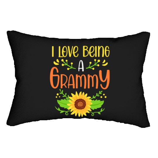 I Love Being A Grammy Floral Grandma Mothers Day Lumbar Pillows