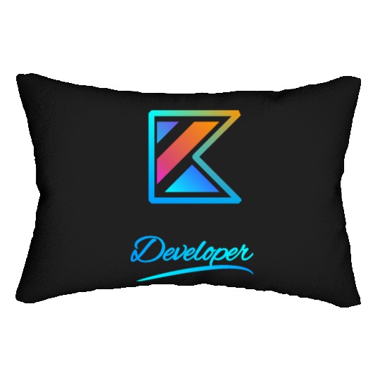 kotlin developer | Unique design | programmer Lumbar Pillows