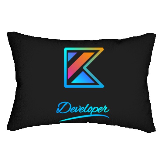 kotlin developer | Unique design | programmer Lumbar Pillows
