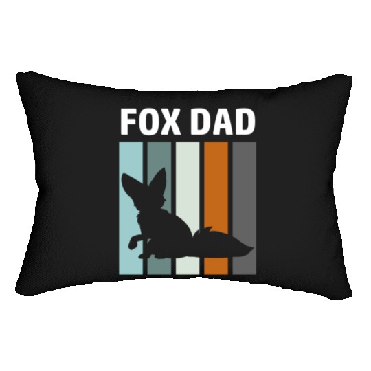 Fox dad Lumbar Pillows