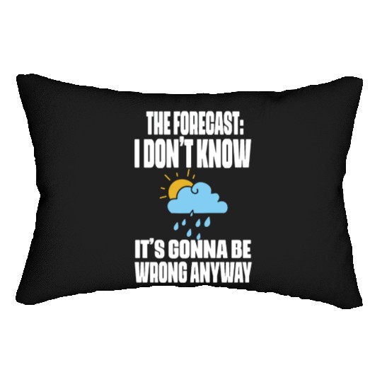 Forecast Meteorologist Meteorology Storm Lumbar Pillows