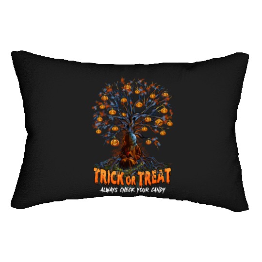 Trick or Treat, Halloween Party, Candy, Pumpkin Lumbar Pillows