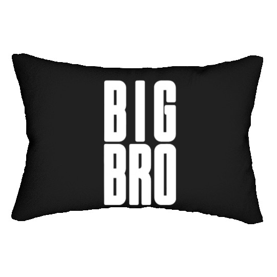 Big Bro Siblings Men Kids Adult Fraternity Frat Lumbar Pillows