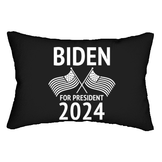 Joe Biden For President 2024 Lumbar Pillows