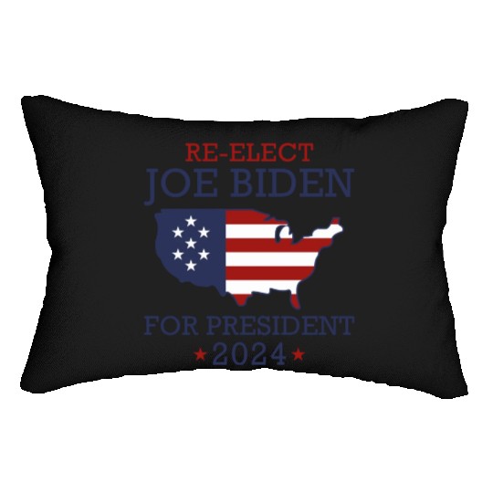 Re-Elect Joe Biden For President 2024 Lumbar Pillows
