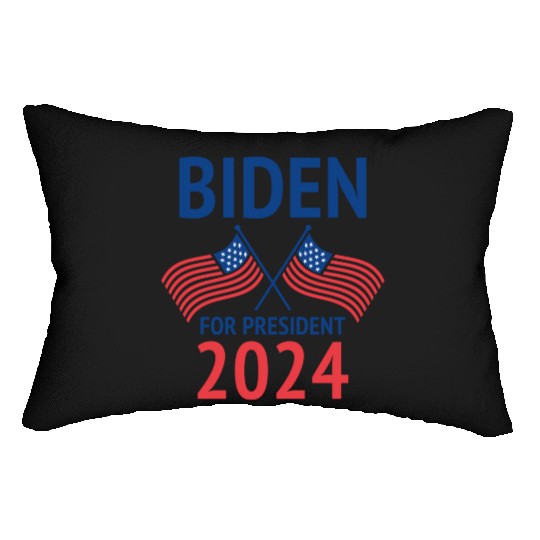 Joe Biden For President 2024 Lumbar Pillows