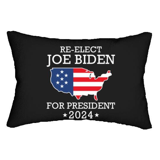 Re-Elect Joe Biden For President 2024 Lumbar Pillows