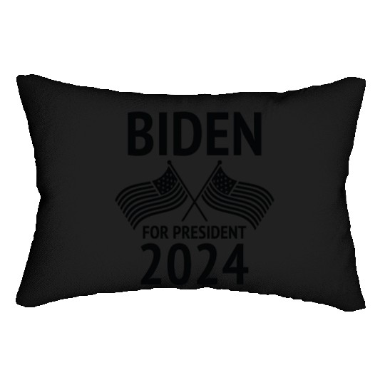 Joe Biden For President 2024 Lumbar Pillows
