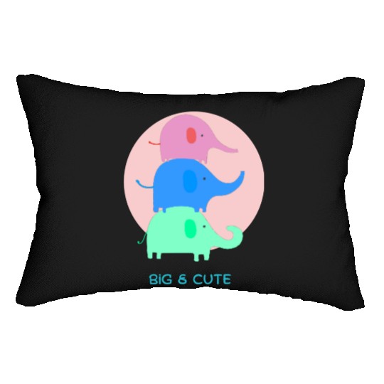Babay I Kides I Big & cute I Elephant Lumbar Pillows