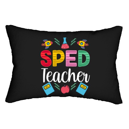 Sped Teacher Awareness Special Education Cute Lumbar Pillows