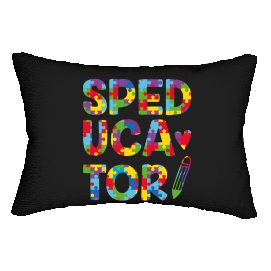 Speducator Sped Teacher Special Education Cute Lumbar Pillows