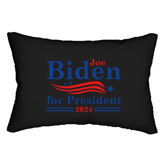 Joe Biden For President 2024 Lumbar Pillows