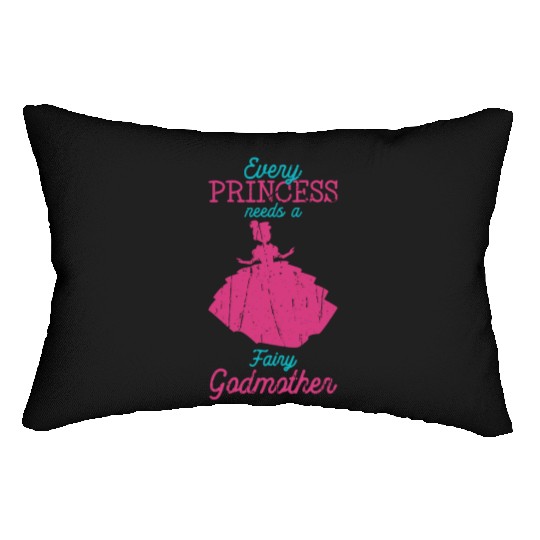 Every princess needs a fairy godmother - fairytale Lumbar Pillows