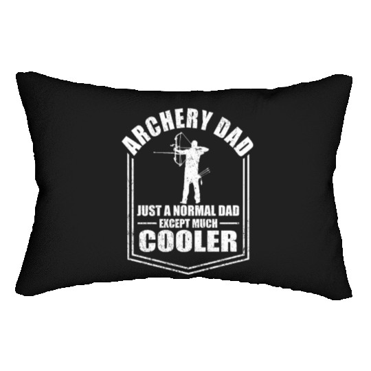 Archery Dad Normal Dad Except Cooler Fathers Day Lumbar Pillows