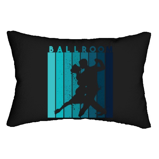 Retro Dance Teacher Dancer Ballroom Lumbar Pillows