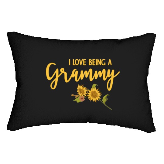 I Love Being A Grammy Floral Grandma Mothers Day Lumbar Pillows