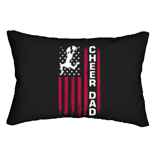 Cheer Dad Cheerleader Dad Cheerleading Dad Lumbar Pillows