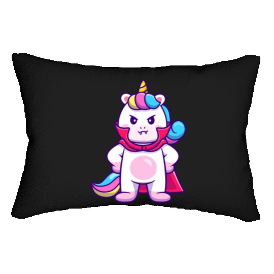 Unicorn Vampire - Halloween Lumbar Pillows