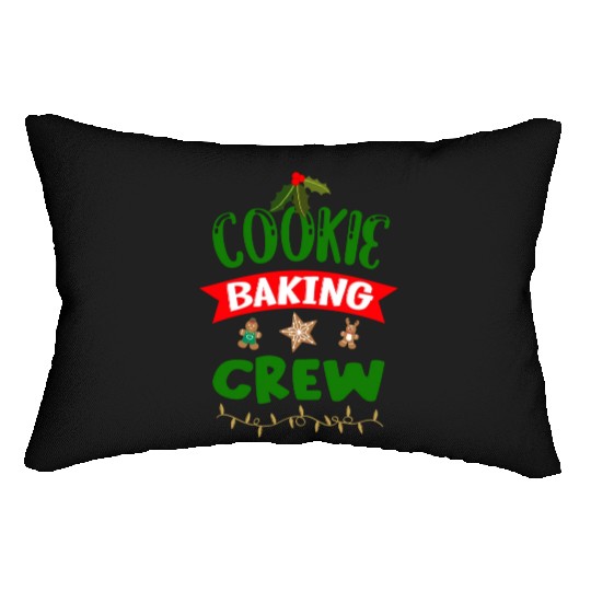 Cookie Baking Crew Lumbar Pillows