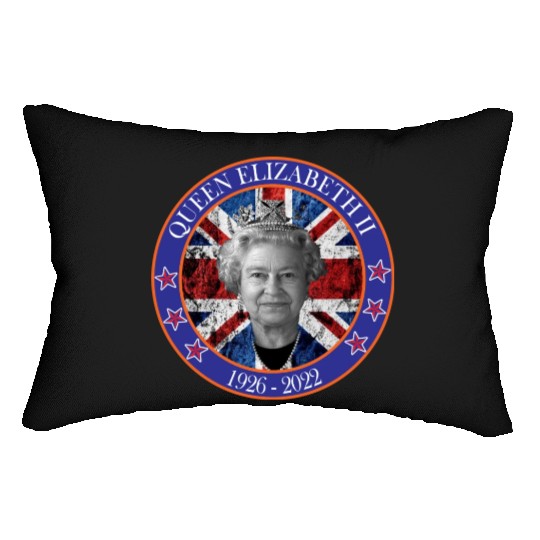 ''queen elizabeth Lumbar Pillows rest in peace elizabeth sh