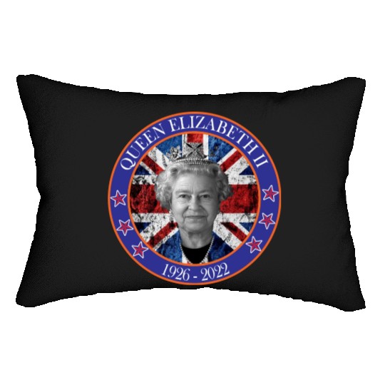 ''queen elizabeth Lumbar Pillows rest in peace elizabeth sh