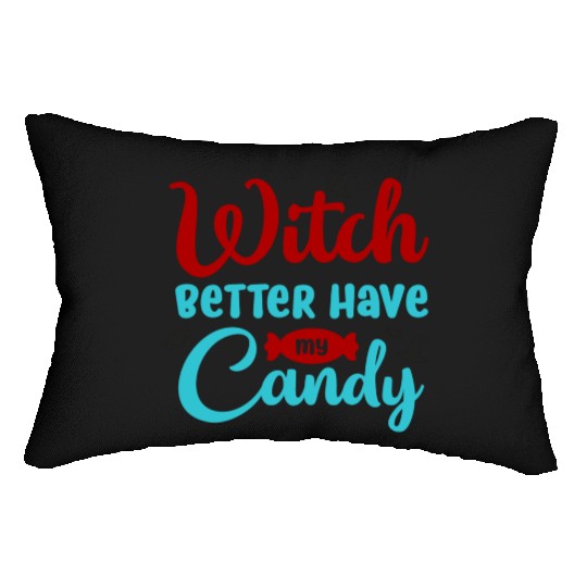 Halloween night story series Lumbar Pillows