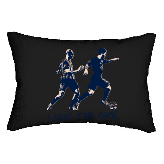 Football Saying I Love This Game Legend Barcelona Lumbar Pillows