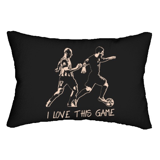 Football Saying I Love This Game Barcelona Legend Lumbar Pillows