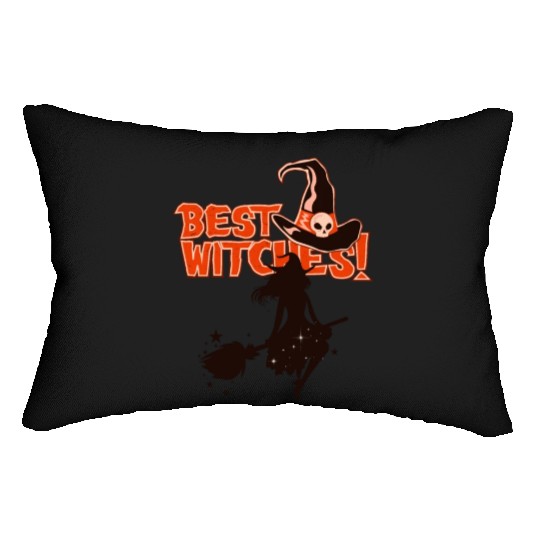Halloween night story series Lumbar Pillows