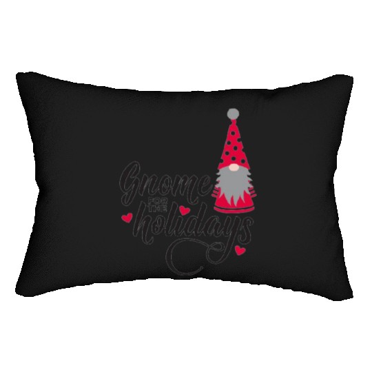 Christmas Funny Gnomes Lumbar Pillows