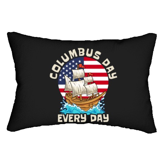 Columbus Day 1492 Lumbar Pillows