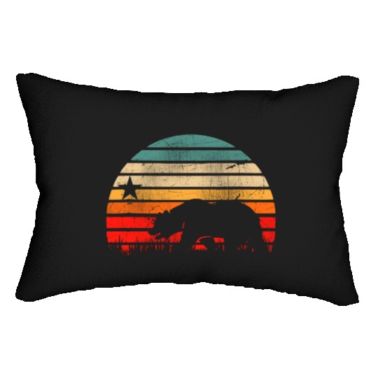 California Bear Lumbar Pillows