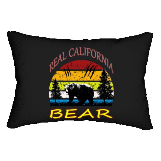 California BEAR Lumbar Pillows