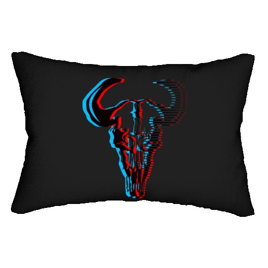 Buffalo skull Lumbar Pillows