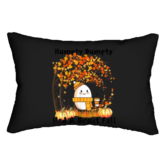 Humpty Dumpty Had A Great Fall Thanksgiving Autumn Lumbar Pillows