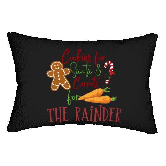 Christmas Cookie Graphic Lumbar Pillows