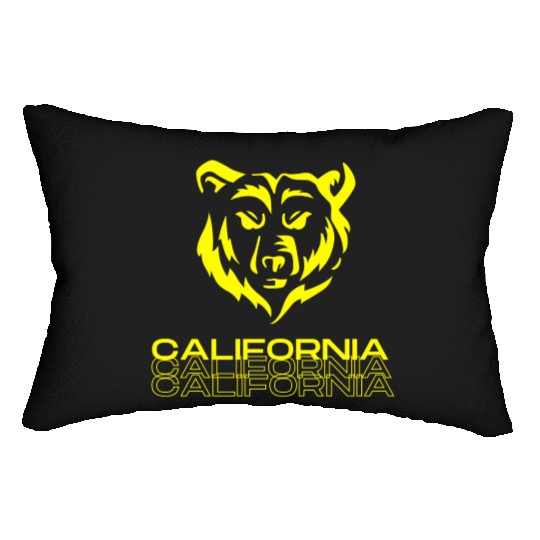 California bear Lumbar Pillows