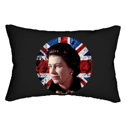 Queen Elizabeth II Rest in Peace Elizabeth Lumbar Pillows